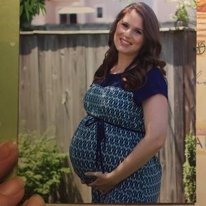 Printed Maternity dress